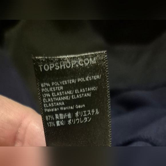 Topshop Blue Mini Dress Elegant and Versatile - Picture 4 of 6